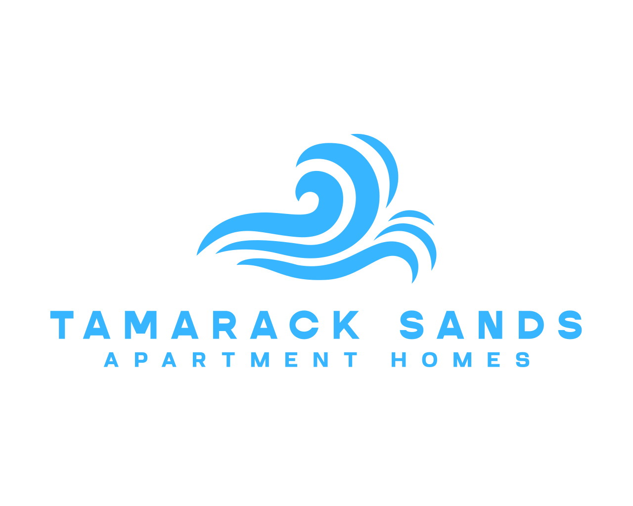 a logo for a home improvement company called tamarack sands apartment homes